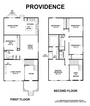 The Providence - Floorplan