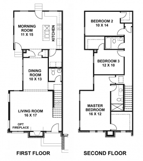 The Mansion - End Unit - Floorplan