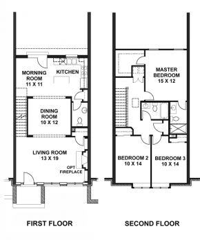The Mansion - Middle Unit - Floorplan