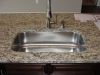 Rich granite, large undermount sink