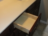 Solid wood drawers, undermount guides, softclosing